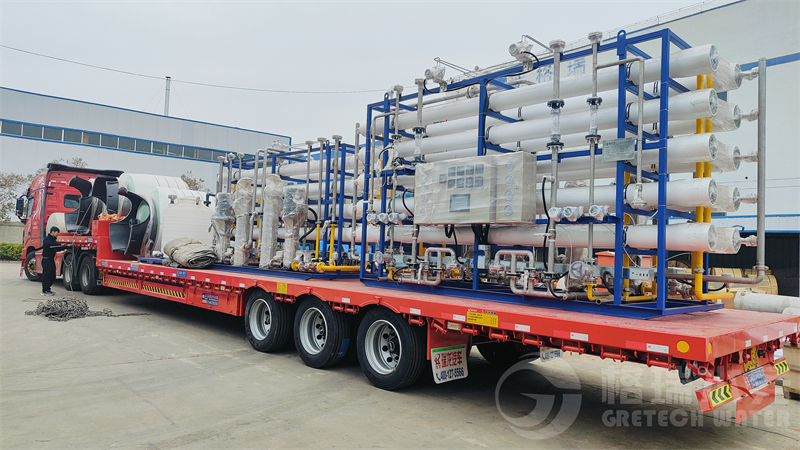 喜訊，又發貨啦！發貨廣東某鋼鐵企業2*10t/h除鹽水設備